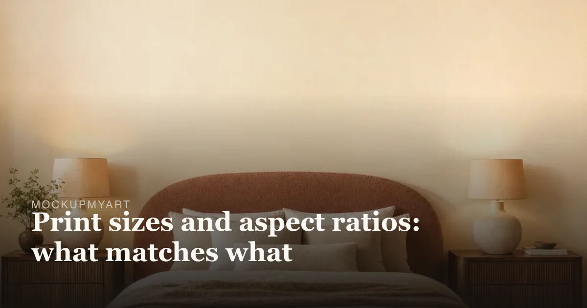 Print sizes and aspect ratios: what matches what