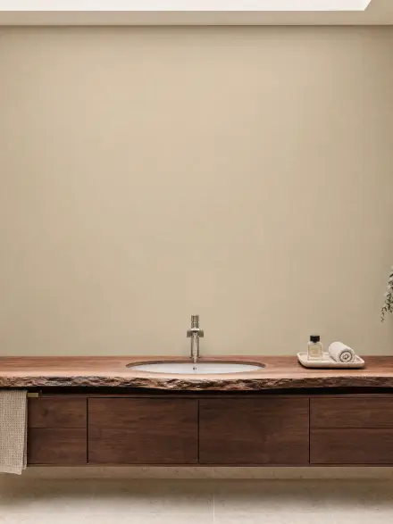 Bathroom interior photo for placing wall art