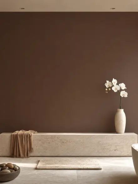 Bathroom interior photo for placing wall art