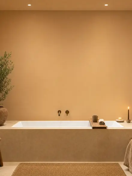 Bathroom interior photo for placing wall art