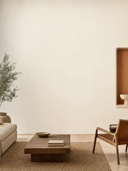 Living room interior photo for placing wall art