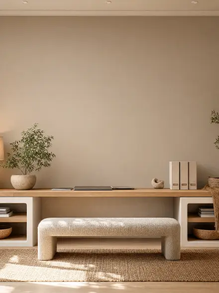 Living room interior photo for placing wall art