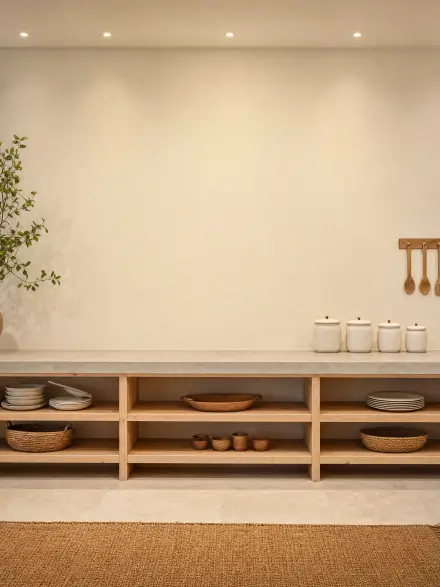 Kitchen interior photo for placing wall art