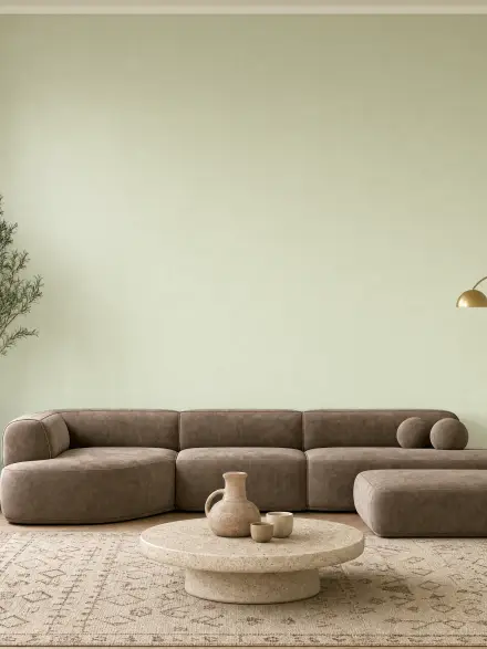Living room interior photo for placing wall art