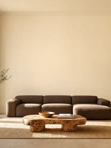 Living room interior photo for placing wall art