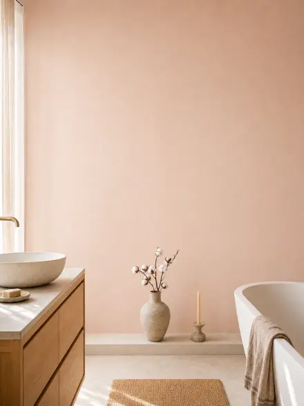 Bathroom interior photo for placing wall art