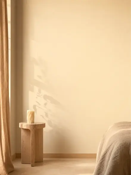 Bedroom interior photo for placing wall art