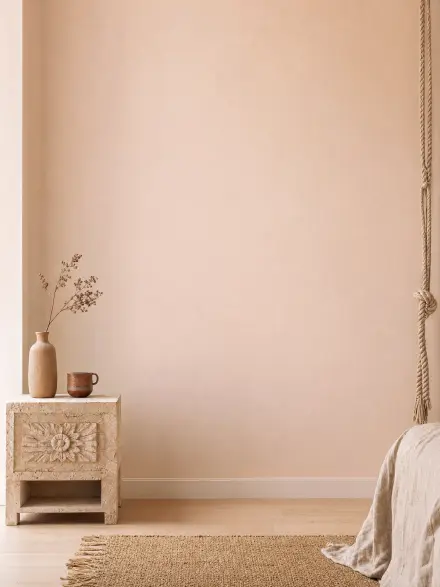 Bedroom interior photo for placing wall art