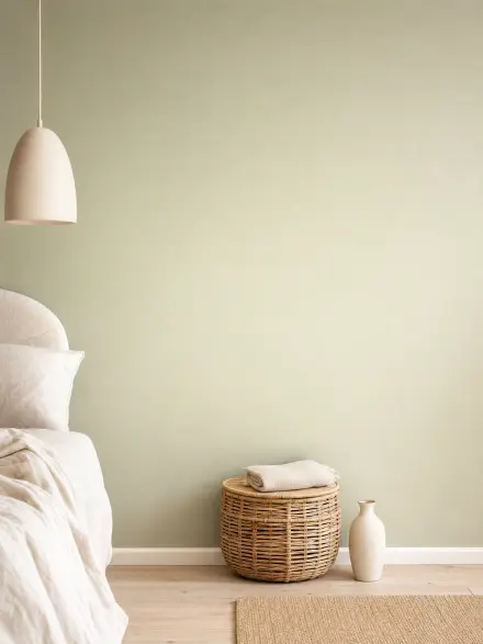 Bedroom interior photo for placing wall art