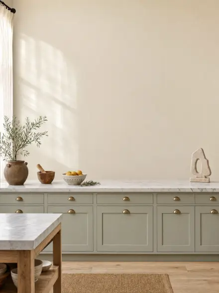 Kitchen interior photo for placing wall art