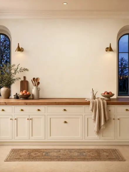 Kitchen interior photo for placing wall art